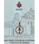 Medalla Acero Circonitas Pequeña
