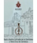 Medalla Acero Circonitas Pequeña