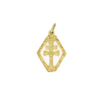 Cruz de Caravaca en rombo de oro. Tienda Oficial de la Cofradia