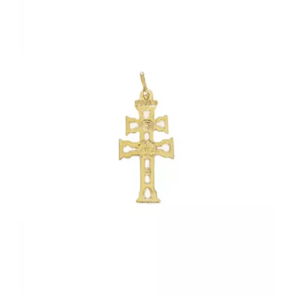 Cruz de Caravaca de Oro Calada