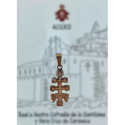 Cruz de Caravaca Acero con Ángeles  | Cofradía de Caravaca Tienda Oficial