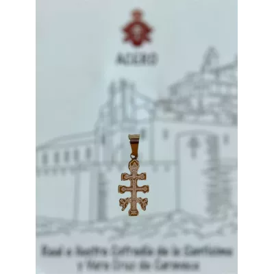 "Cruz caravaca de Acero  Dorados y Plateados | Cofradía de Caravaca"