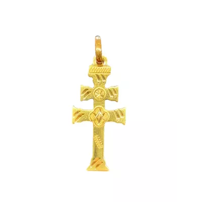 Cruz de plata con baño de oro. Tienda oficial de la Real Cofradia 