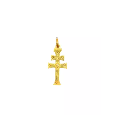 Cruz de Caravaca de Plata con Baño de Oro | Hecha a Mano en Caravaca de la Cruz