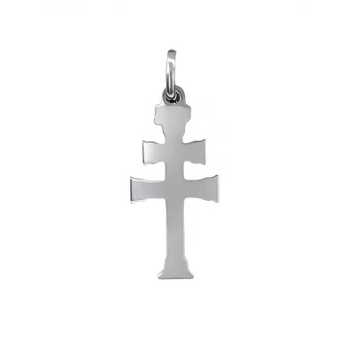 Cruz de plata hecha a mano. Exclusividad Artesanal 