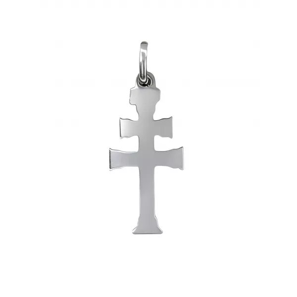 Cruz de plata lisa