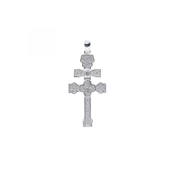 Cruz de Plata con Circonitas Pequeña