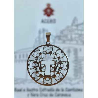 Cruz de Caravaca acero | Recuerdos Oficiales de Caravaca