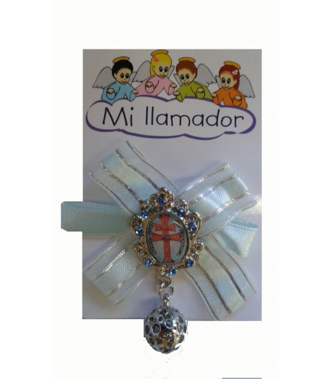 BROCHE Lazo Azul Llamador