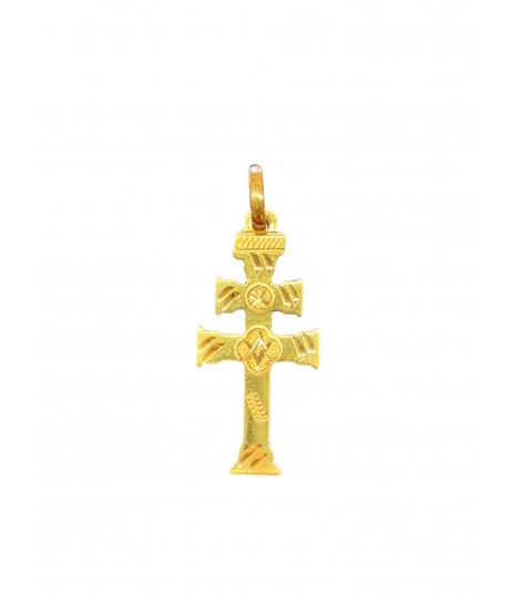 Cruz de Plata con baño de oro Cruz de Plata con baño de oro