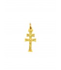 Cruz de plata con Baño de Oro