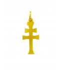 Cruz de plata con Baño de oro